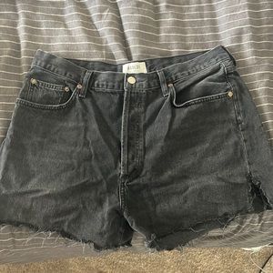 AGOLDE Jean Shorts Black Wash